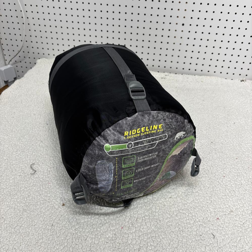 Golden Bear Ridgeline 3-Season Mummy Sleeping Bag Hiking Camping Outdoor